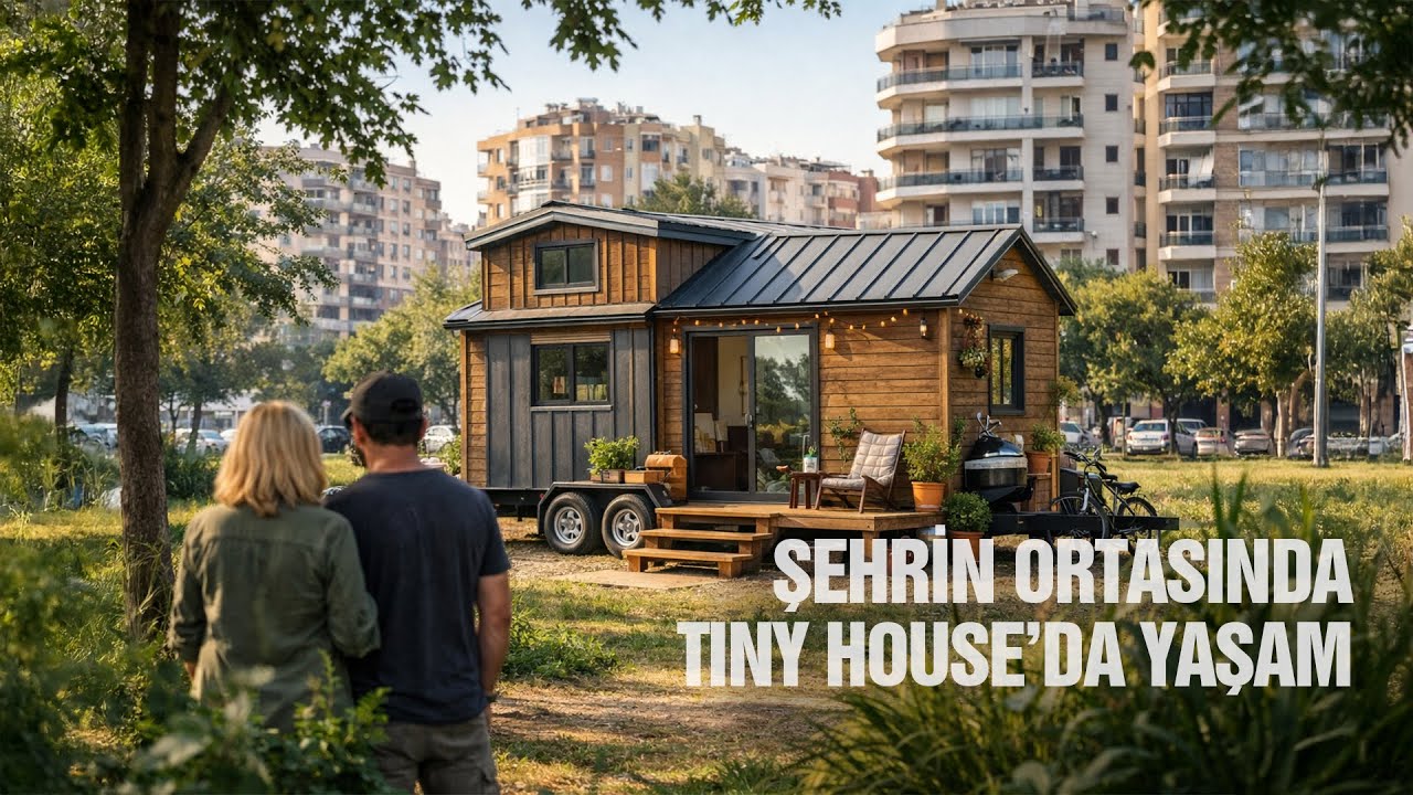 ANTALYA’NIN MERKEZİNDE TINY HOUSE’DA YAŞIYORLAR!