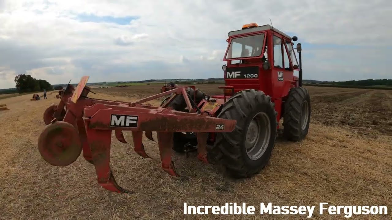 1973 Massey Ferguson 1200 5.8 Litre 6-Cyl Diesel Tractor (105 HP) NVTEC North Notts Working Day 2025