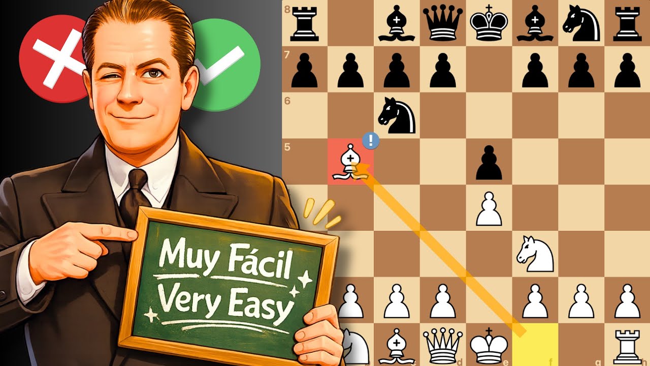 GANA TODAS tus PARTIDAS con el ATAQUE de CAPABLANCA♟️✅