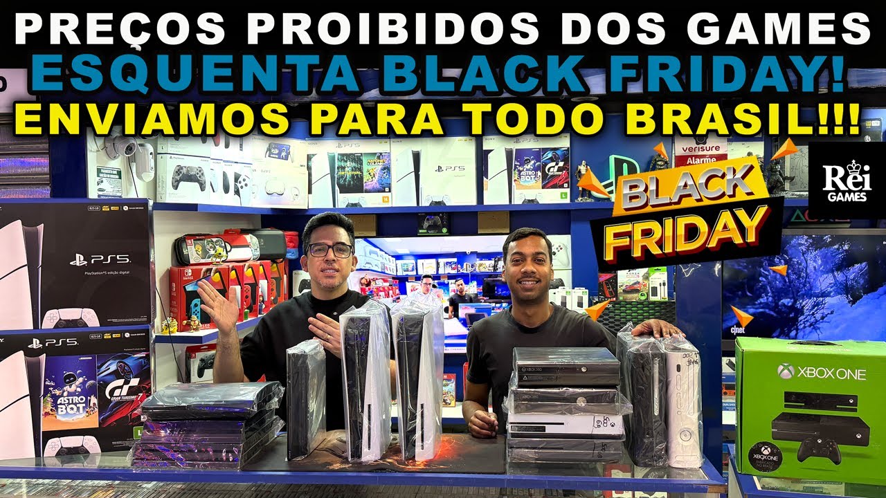 PREÇOS PROIBIDOS DOS GAMES! ESQUENTA BLACK FRIDAY! ENVIAMOS PARA TODO BRASIL - REI GAMES