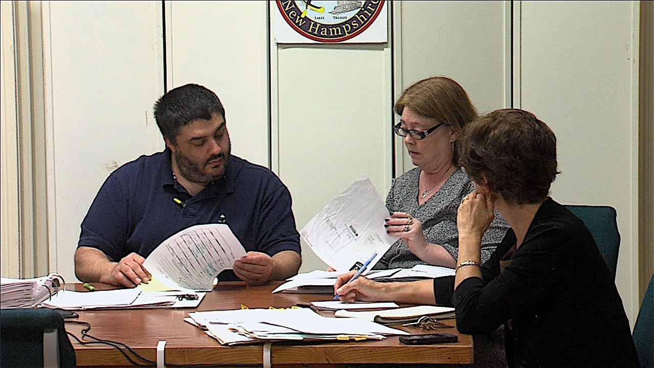Wakefield NH Selectmen 10/11/17
