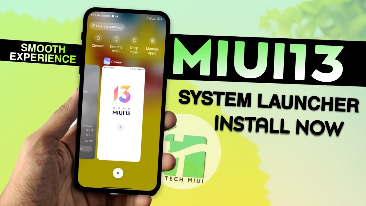 Get LATEST MIUI 13 New System Launcher Update Install Now Smooth Animation