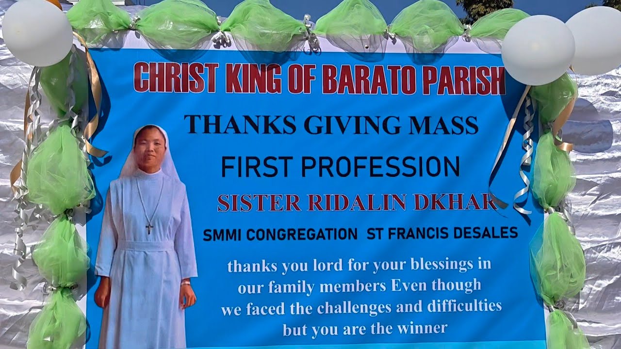 KA MASS AINGUH II SR.RIDALIN DKHAR II PARISH U KRIST SYIEM BARATO