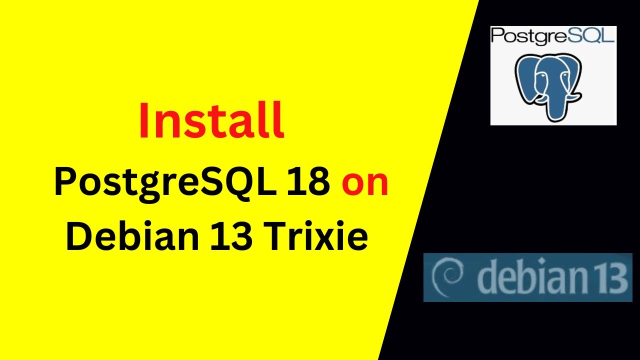 Как установить и настроить PostgreSQL 18 в Debian 13 Trixie