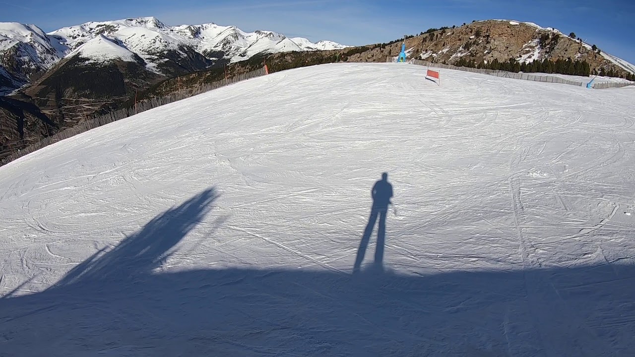 Grandvalira Sector Canillo Skiing, Andorra January 2020