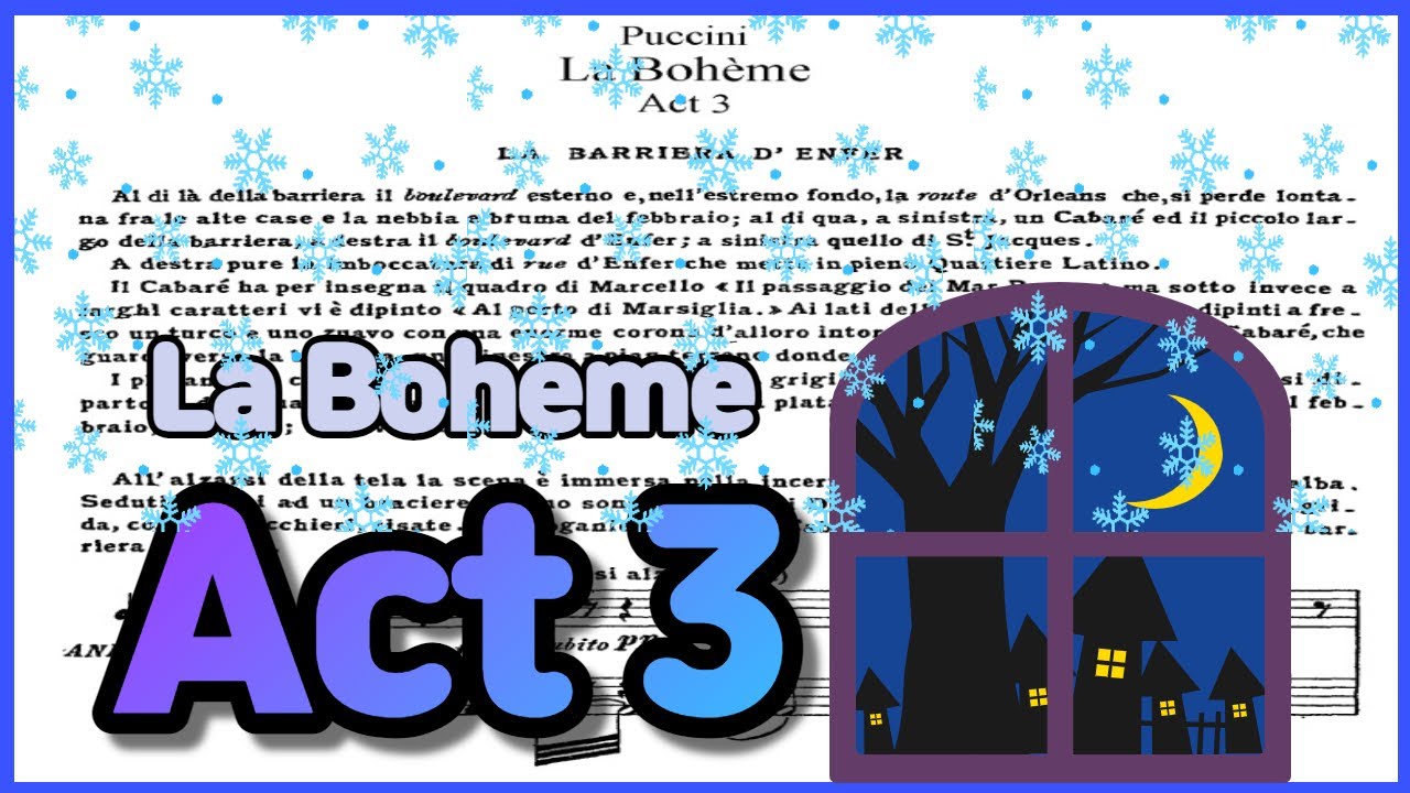 La Boheme - 'Act 3' [Piano Accompaniment] (라보엠 3막 반주) 'G.Puccini'