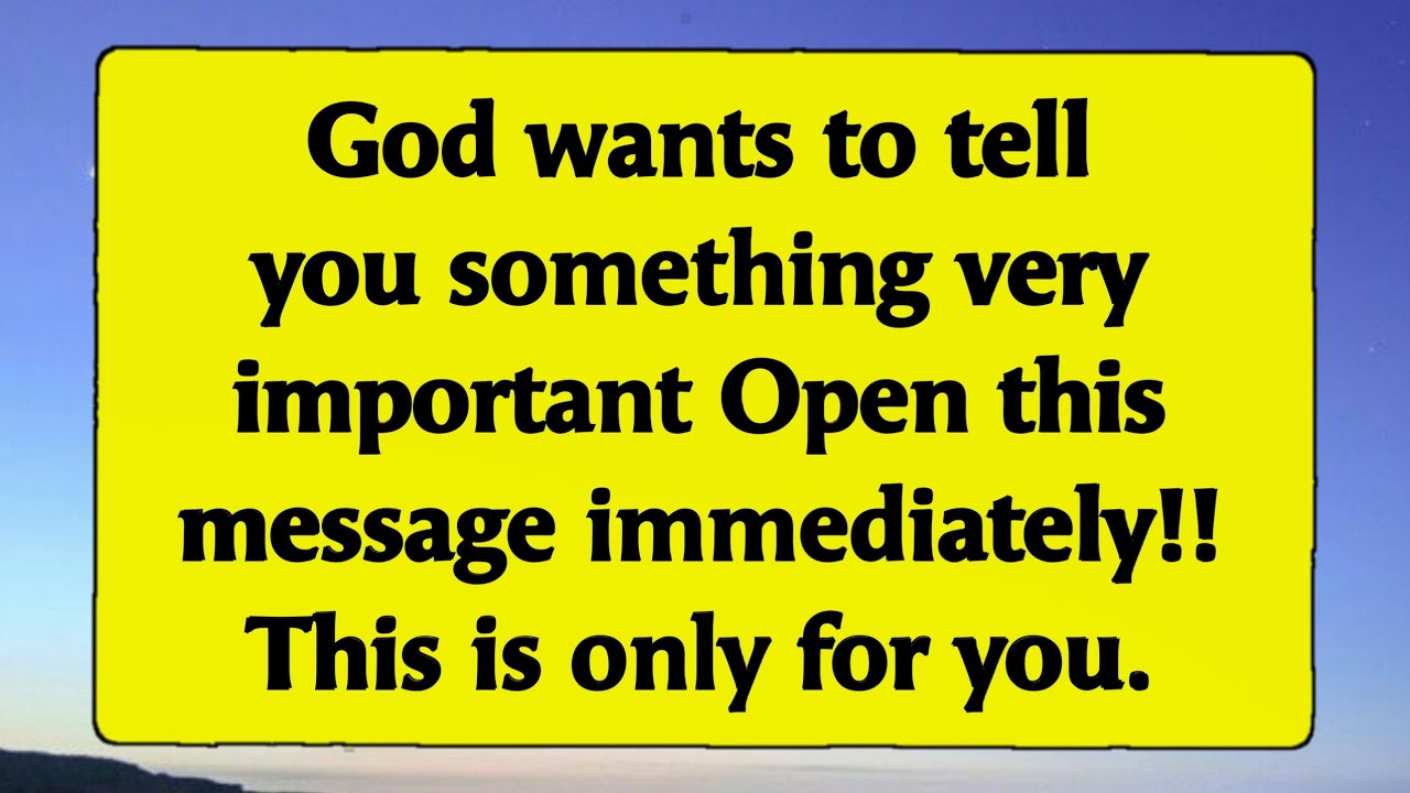 🌈God wants to tell you something very important Open this message immediately!! @Lord Miracles 11:11