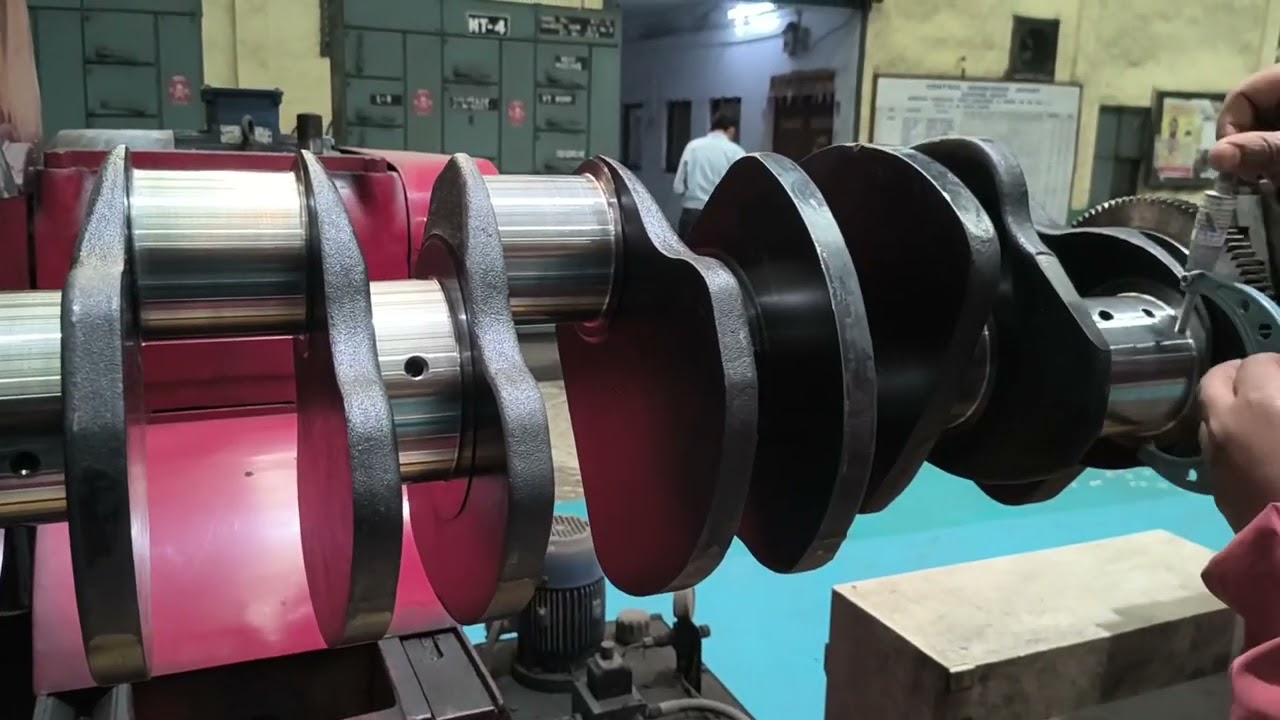 How to Crank shaft polishing and Measuring#automobile 