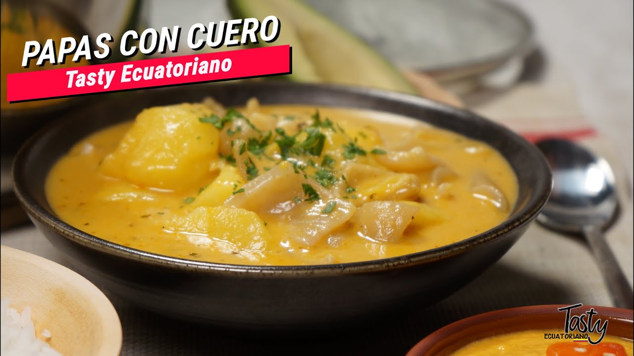 PAPAS CON CUERO... Ricas y cremosas!!