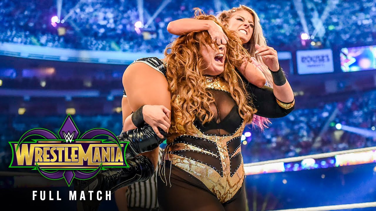 FULL MATCH: Alexa Bliss vs. Nia Jax — Raw Women's Title Match: WrestleMania 34