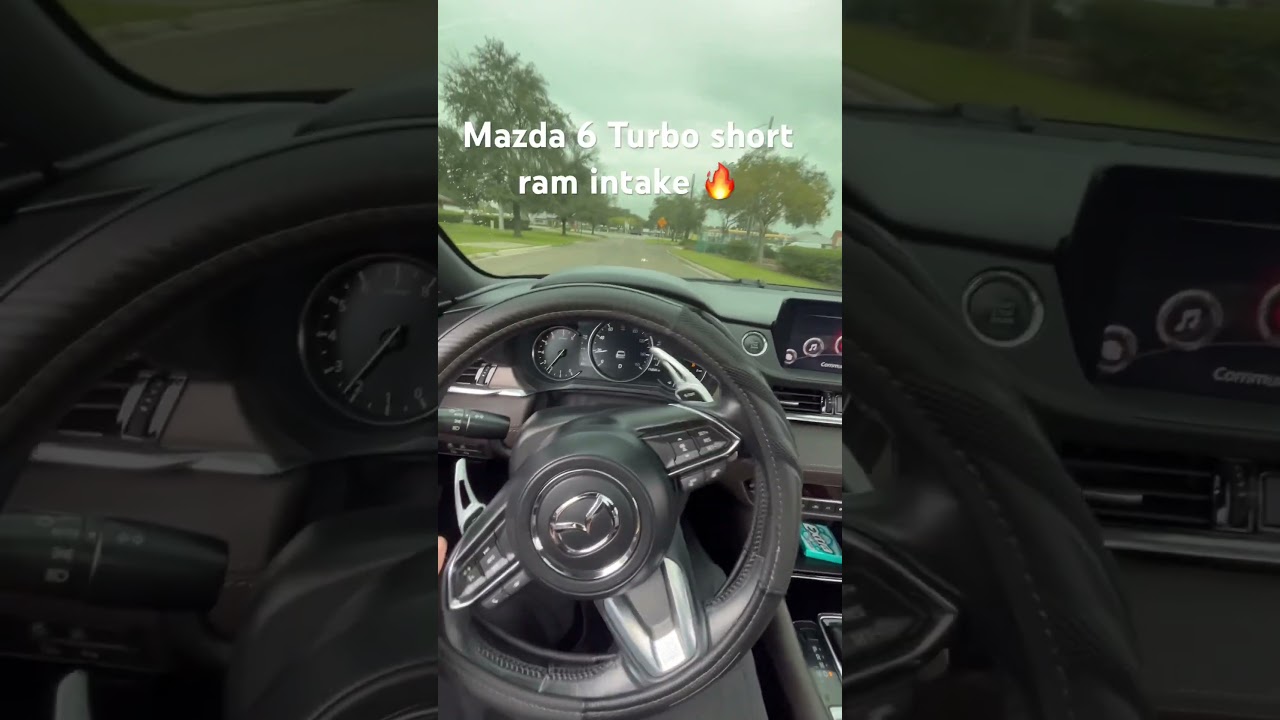 Mazda 6 turbo short ram intake!