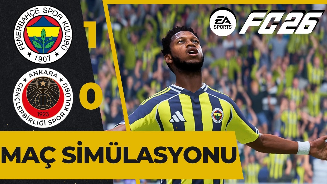 FC 26 – Fenerbahçe vs Gençlerbirliği | Süper Lig 2025/26 | PS5™ 4K60fps