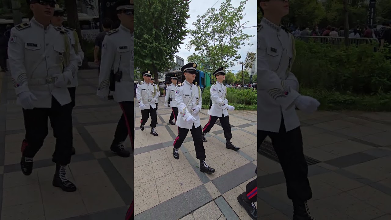 육군 군사경찰 - 건군 76주년 국군의 날 시가행진 시작 전 순찰