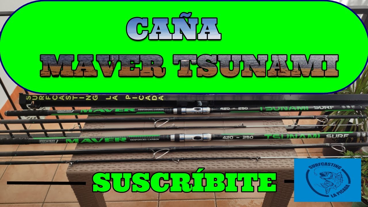 CAÑA DE PESCAR | SURFCASTING | CAÑA MAVER TSUNAMI.