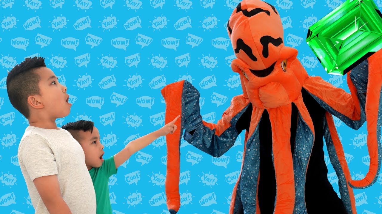 We Try To Take Gems From A Giant Octopus CKN