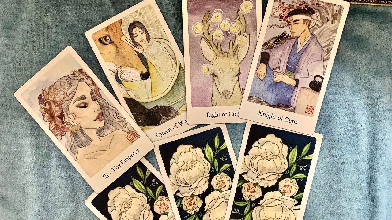 Обзор колоды « Botan Tarot» , 🌸🌸🌸