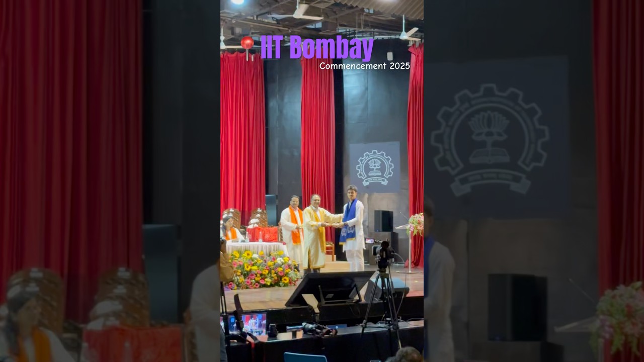 Bye bye Seniors | IIT Bombay Degree Distribution 2025 |Jee motivation #iitbombay #jee