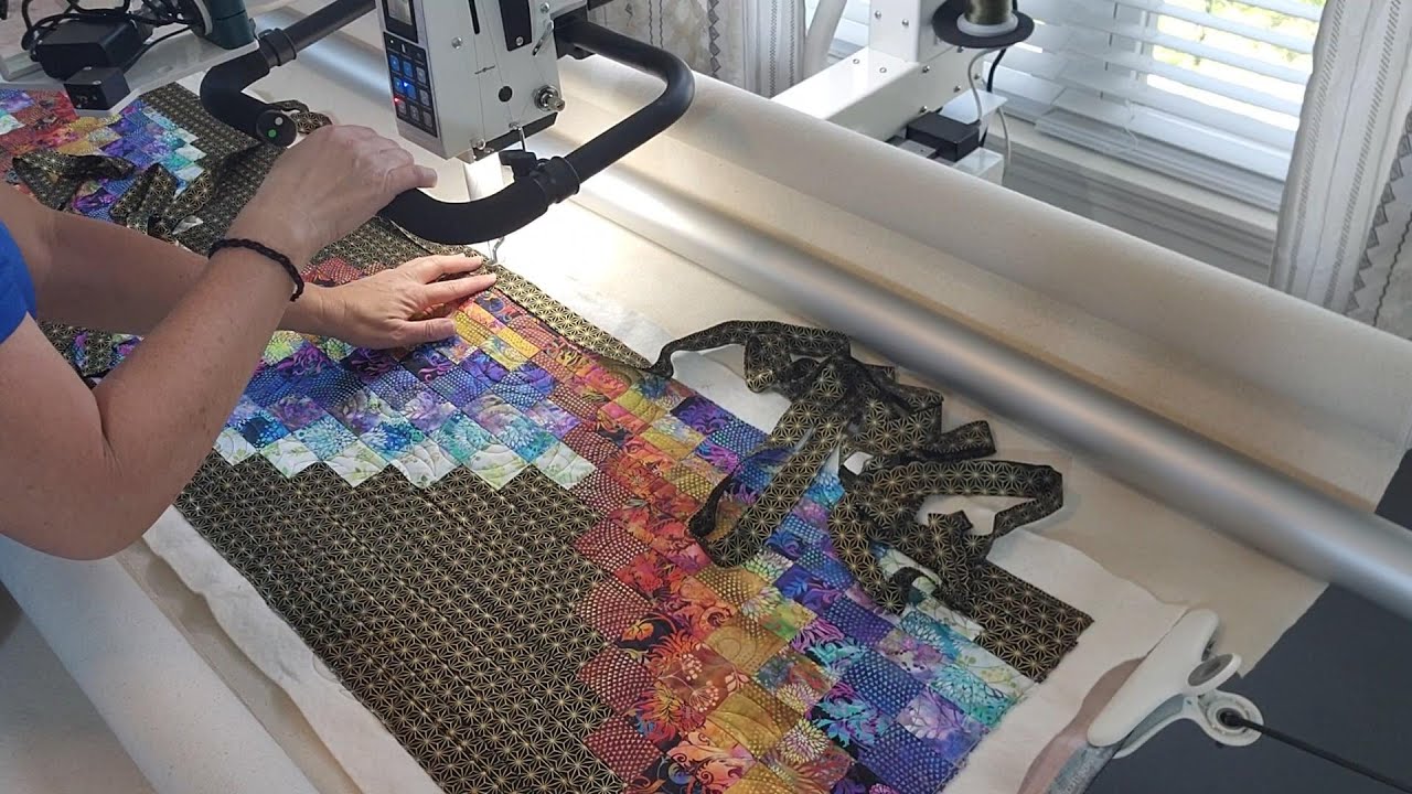 Adding Binding on the Longarm with Karen Dillman