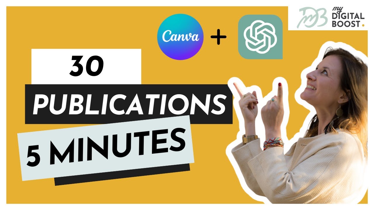 ChatGPT Canva : 30 publications sur les réseaux sociaux en 5 minutes