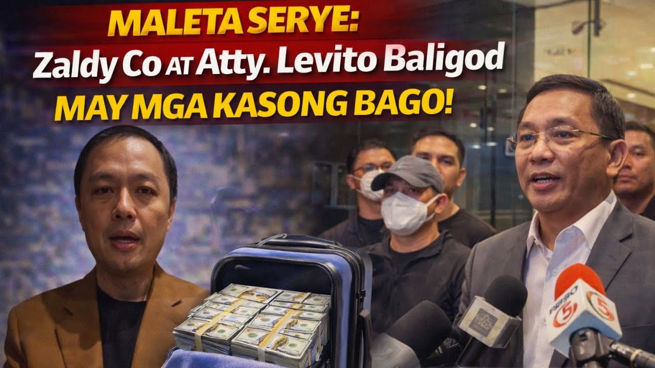 MALETA SERYE: Zaldy Co at Atty. Levito Baligod MAY MGA KASONG BAGO! GOO DLUCK!