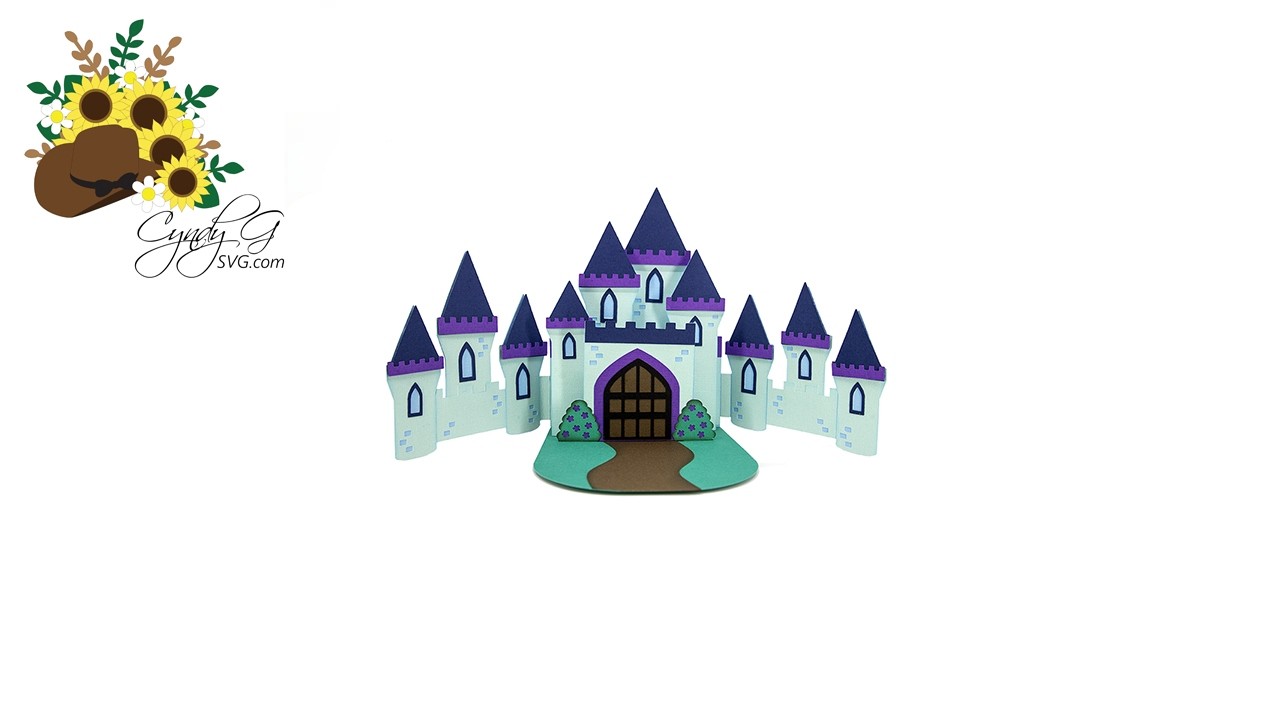 Castle Tri-Fold Card SVG Assembly Tutorial