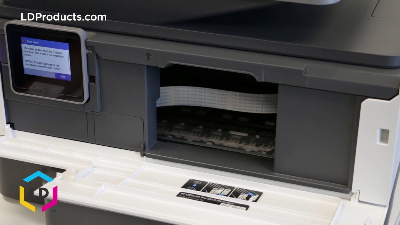 How to Replace Compatible Ink Cartridges in the OfficeJet  Pro 9015 and 9025