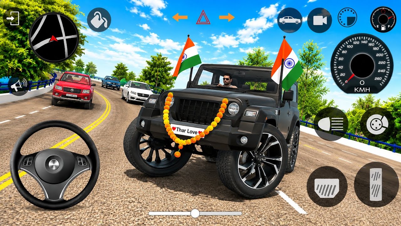 Modified Mahindra Thar Car Games: Indian Cars (Gadi Wala Game) - Car Game Android Gameplay 2026