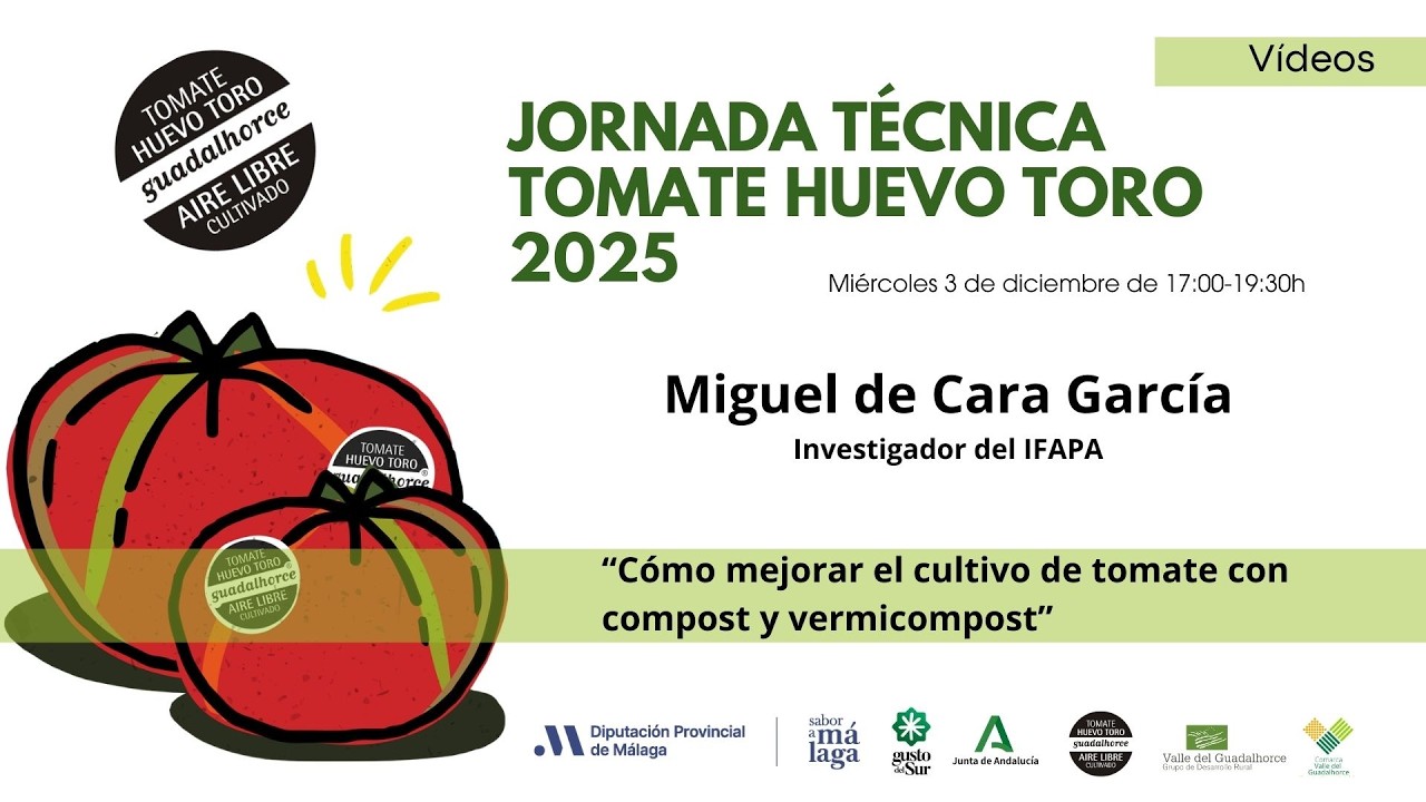 Ponencia Jornada Técnica THT Miguel de Cara García, investigador del IFAPA