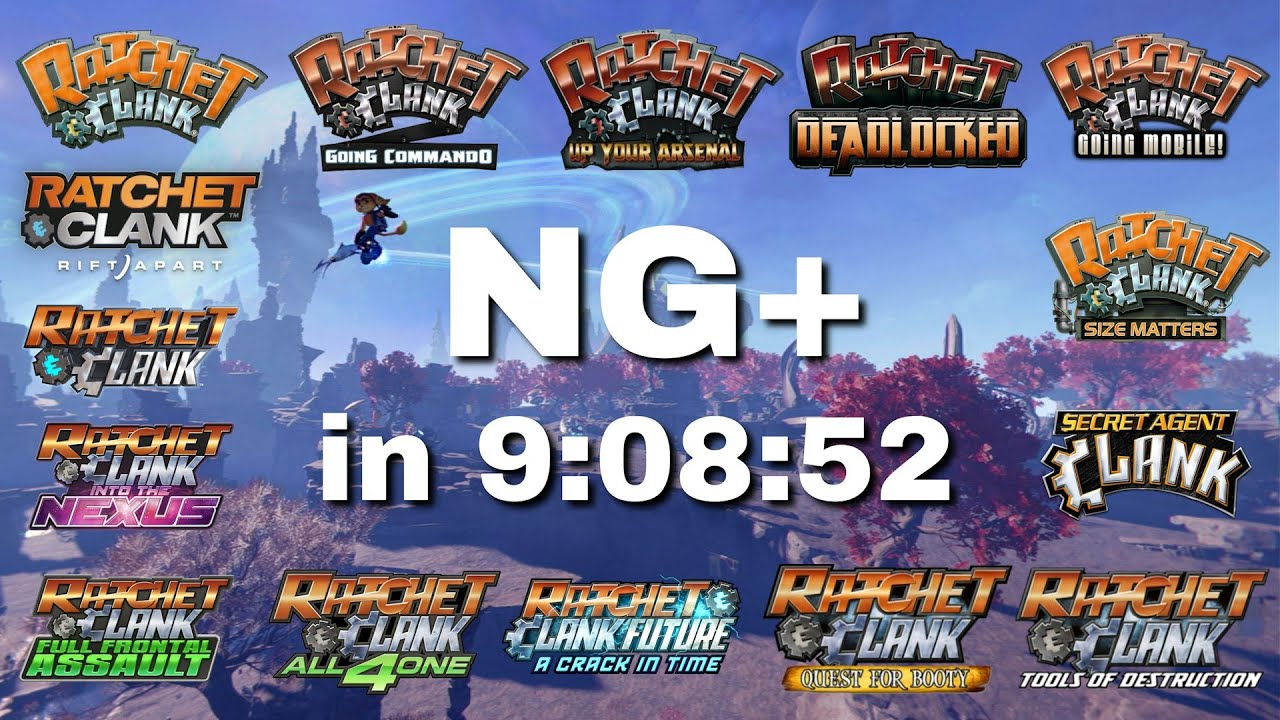 [WR] Ratchet and Clank Full Series NG+ in 9:08:52