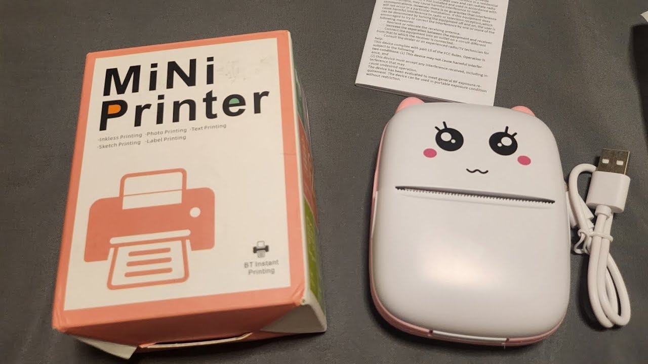 Printing shipping labels with a mini thermal printer