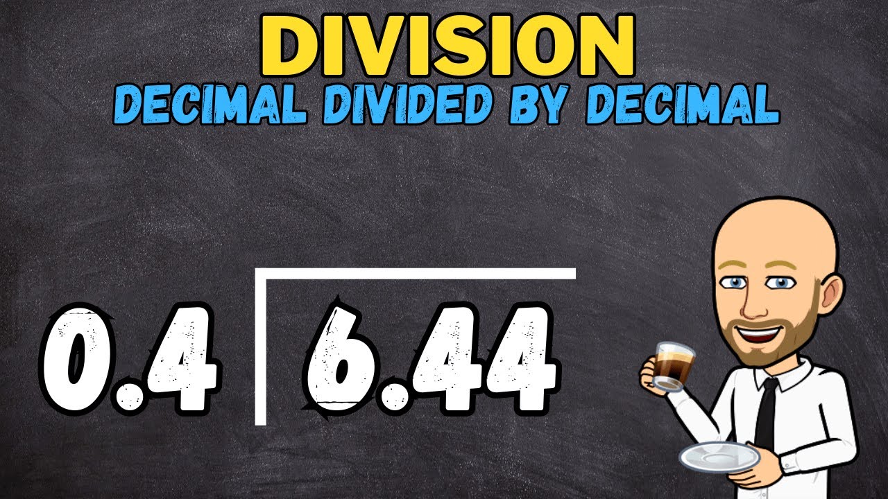 Divide a decimal by a decimal | using the short division method!