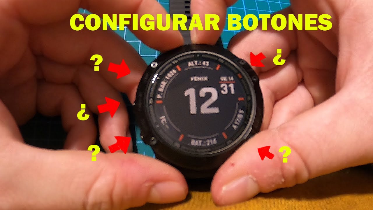 CONFIGURAR BOTONES FENIX 6X PRO