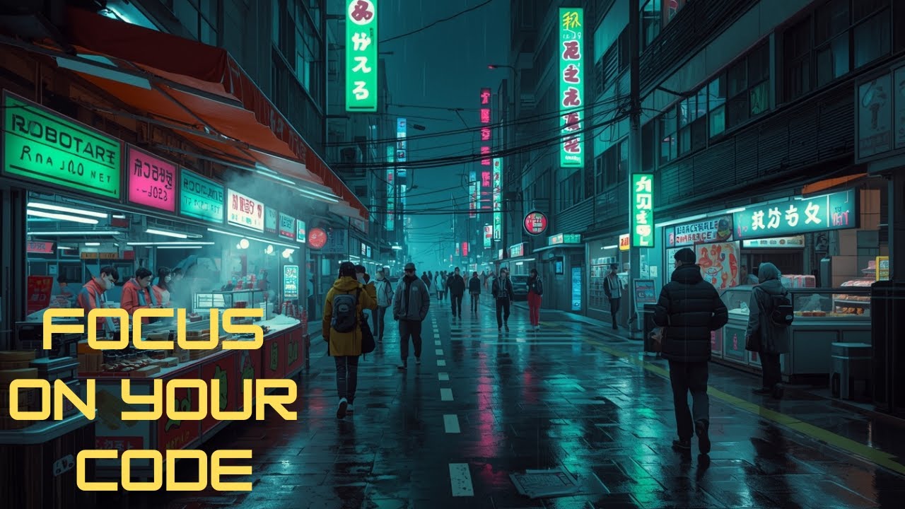 FOCUS ON YOUR CODE // Synthwave,  Retrowave, Chillwave for Deep Focus Programming
