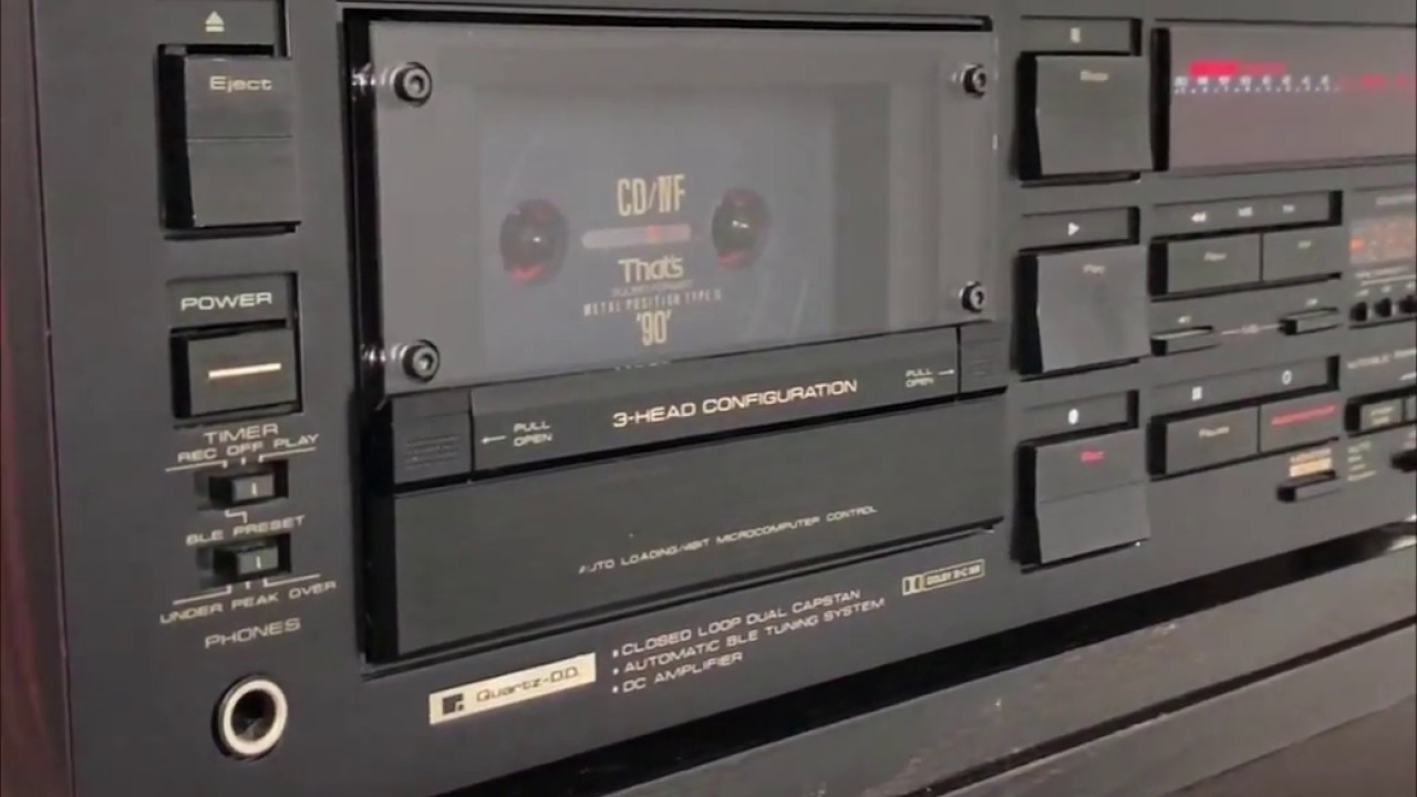 Pioneer CT-A9D cassette load