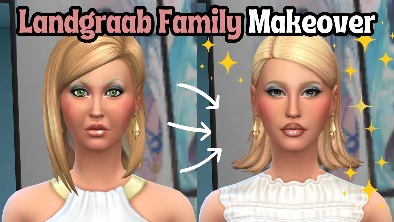 Giving The Landgraab Family the Makeover They Deserve 💚 | The Sims 4 EA Townie Makeovers