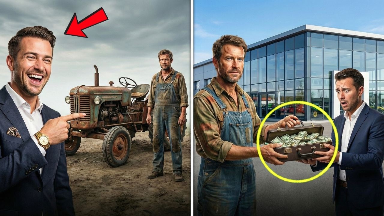 Händler lacht über alten Traktor – 10 Jahre später kauft der 
