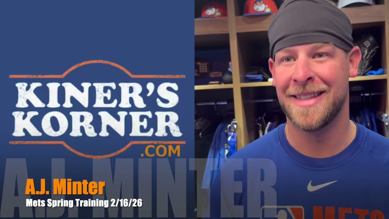 AJ Minter New York Mets Spring Training 2/16/26