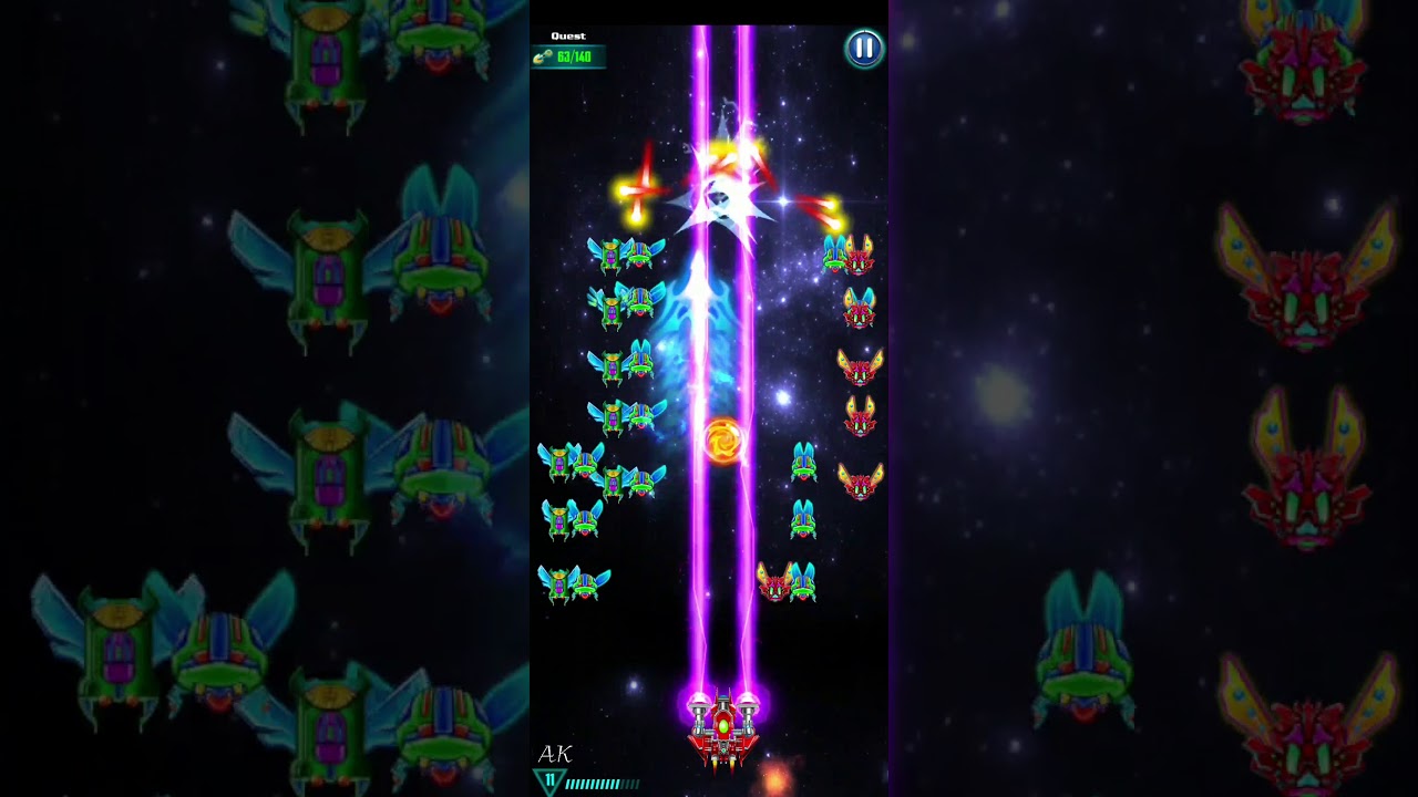 Galaxy Attack Alien Shooter Level 127 Medium