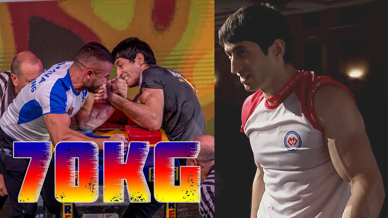 OLEG Cherkasov/ WORLD ARMWRESTLING CHAMPIONSHIP 2019/  LEFT HAND SENIOR MEN 70 kg/ full category