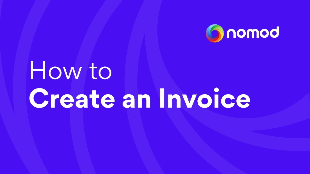 Nomod | How to Create an Invoice