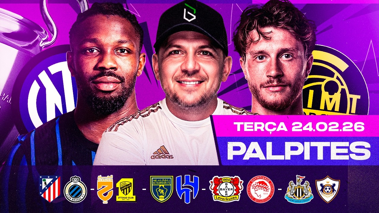 PALPITES DE FUTEBOL PARA 24 02 2026 (TERÇA-FEIRA) | Boleiros Tips