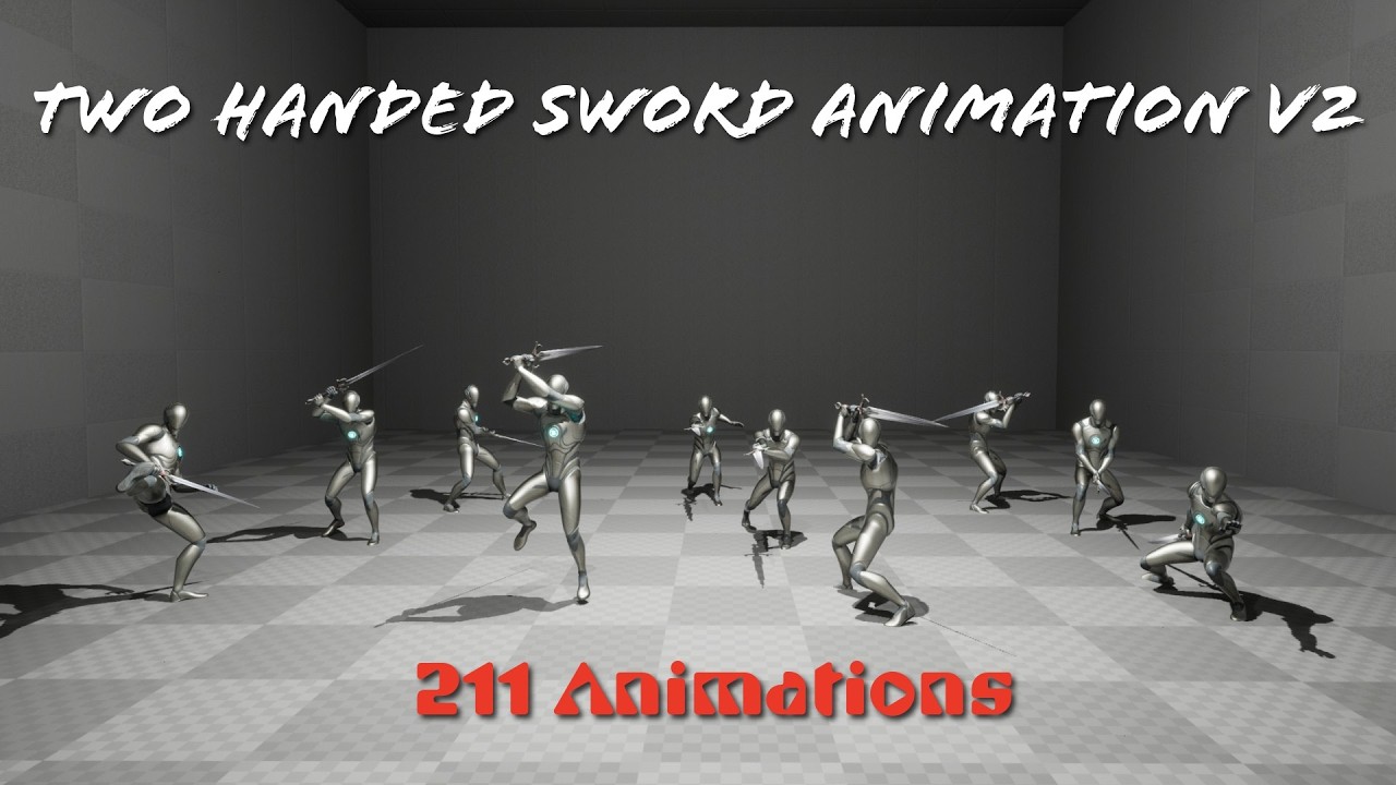Two Handed Sword Animation V2 Demo (Update 1)