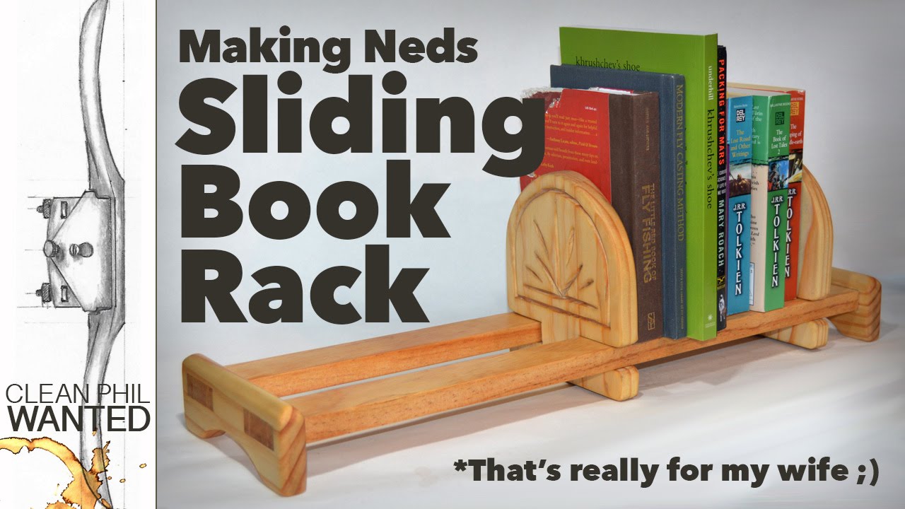 Making a Sliding Book Rack