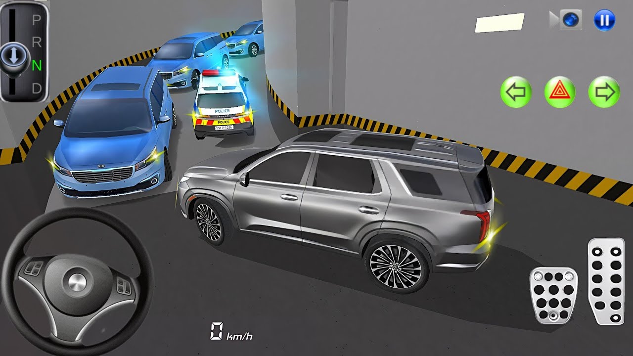 New Palisade SUV 🚗💥 & Kia Carnival Car 🚙💨 Stuck in Parking Garage 🅿️ | 3d Driving Class 2026 🎮