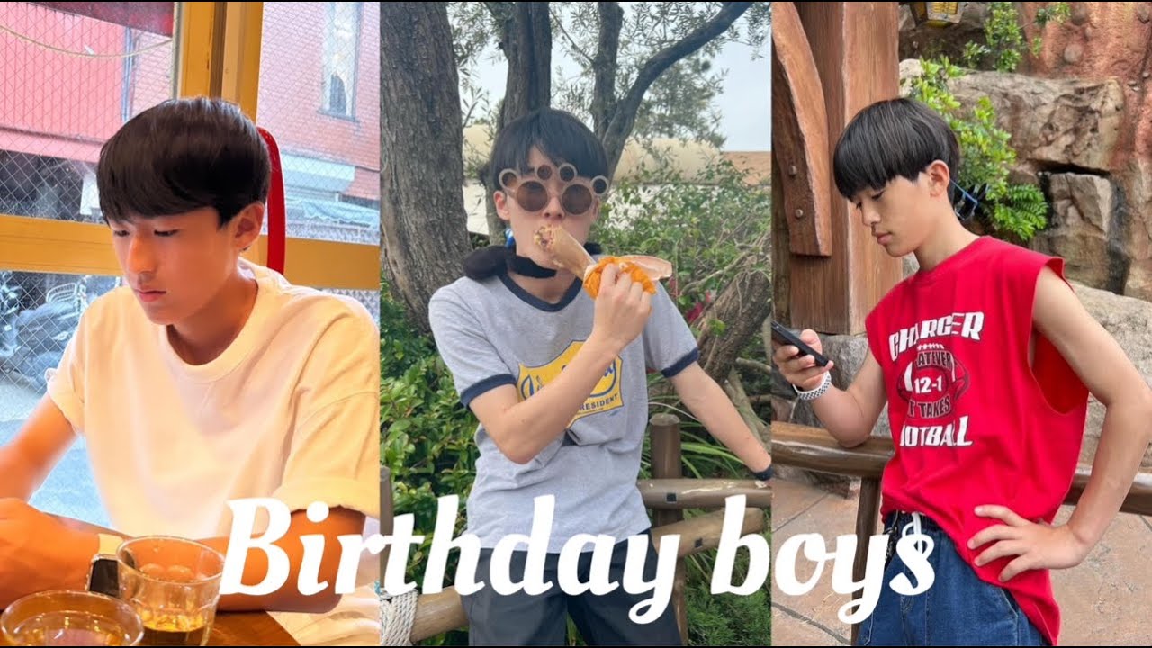 大家族┊︎漆山家の毎月恒例お誕生日会🎂