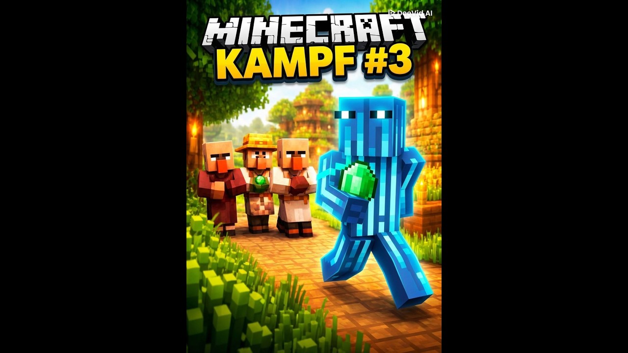 Ich hole Villager in unsere Base / Minercaft Kampf #4