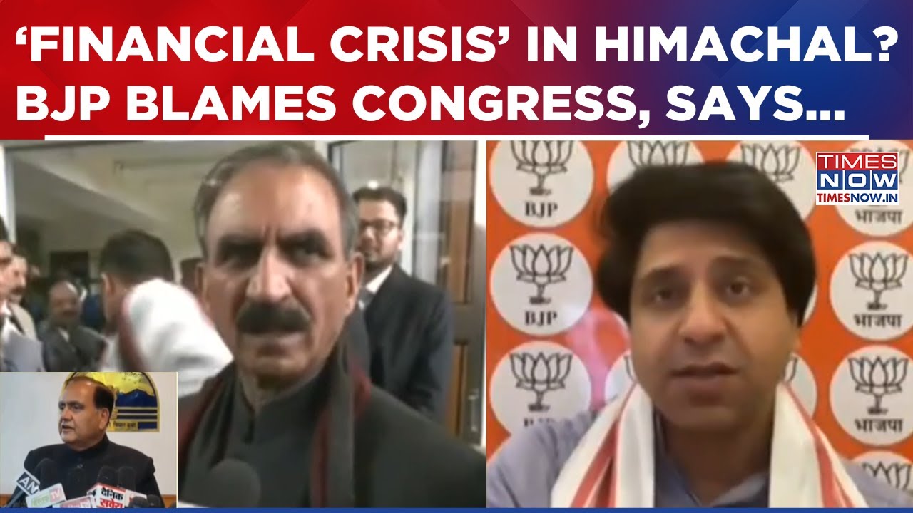 Himachal CM Sukhvinder Sukhu Announces Salary Cuts Financial Crisis In State; BJP Slams Congress