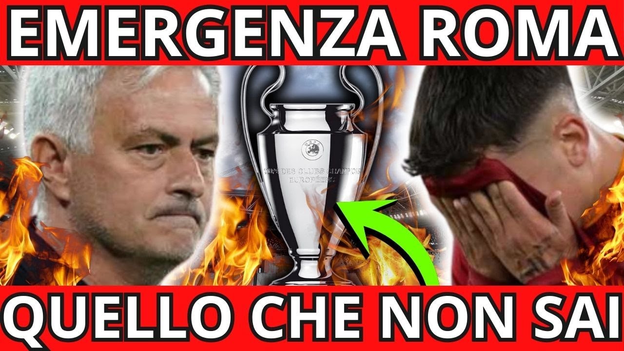 NOVITA' CHAMPIONS: ROMA in difficoltà con solo Dybala e Soulè