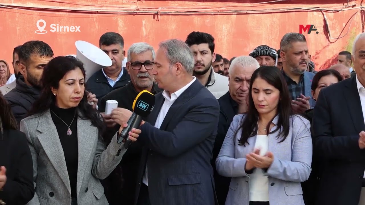 CİZÎR BELEDİYE EŞBAŞKANLARININ TEHDİT EDİLMESİNE TEPKİ
