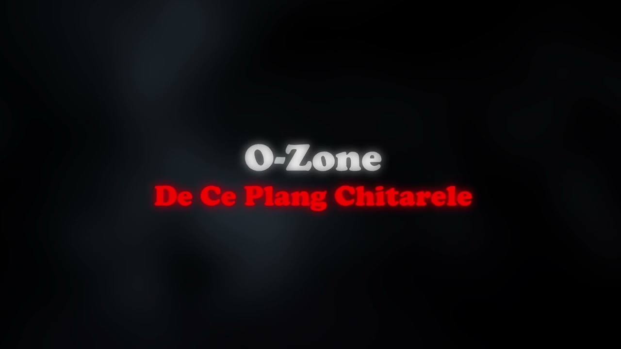 O-Zone - De Ce Plang Chitarele 🔊 (slowed + reverb)